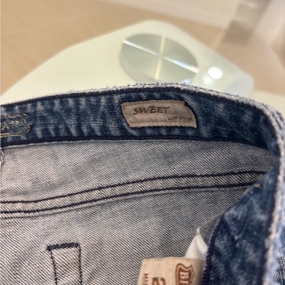 Stylish Blue Bootcut Low Rise - Picture 3 of 4